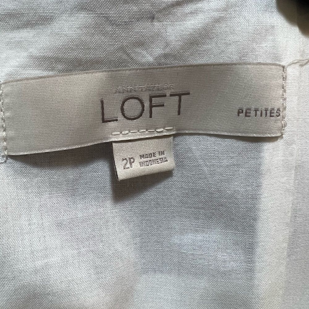 NWOT Loft Linen/Cotten - Picture 8 of 8